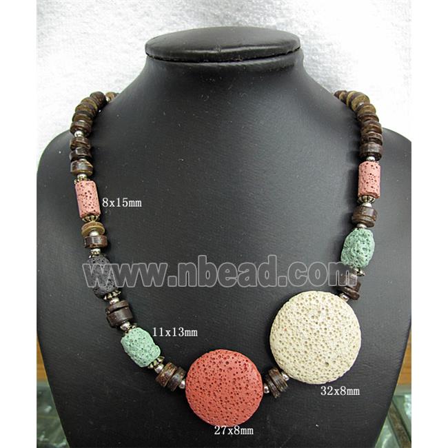 Handmade Lave Necklace