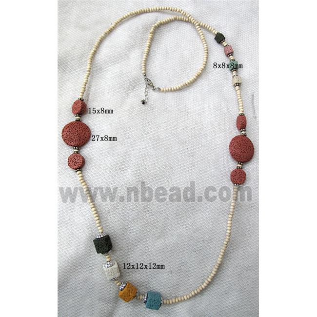 Handmade Lave Necklace