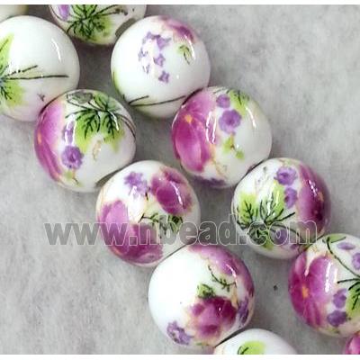 round Porcelain beads
