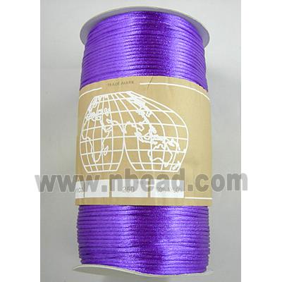 lavender Satin Rattail Cord