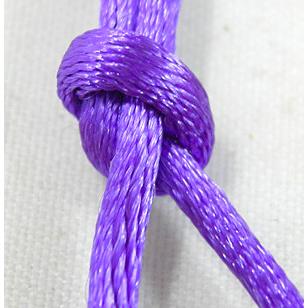 lavender Satin Rattail Cord