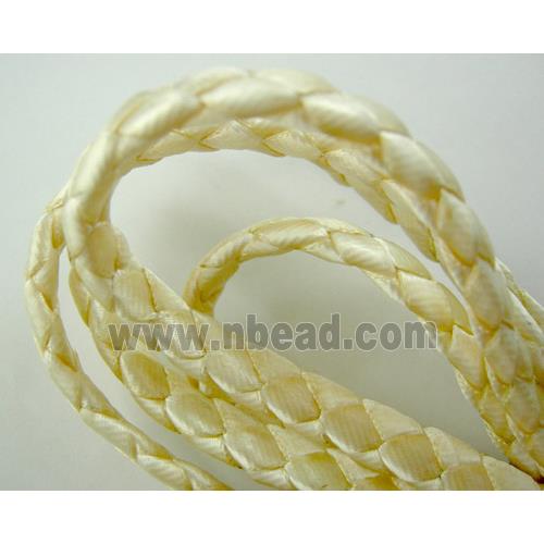 Waxed Cord, Braided, Flat, grade-A