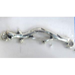 Tibetan Silver pendant, lead free and nickel free, 33x7mm