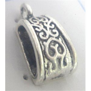 Tibetan Silver hanger non-nickel, 20x11mm