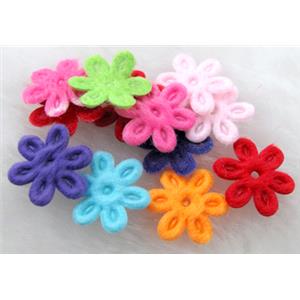 Goffer cotton flower, 16mm dia, 39#
