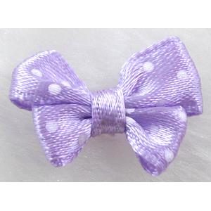 bowknot, Ribbon butterfly flower, lavender, 16x25mm