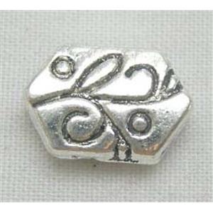Tibetan Silver Spacers Non-Nickel, 8x11.5mm