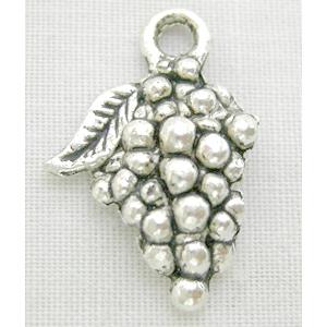 Grape bunches, Tibetan Silver Non-Nickel, 12x18mm