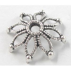 Tibetan Silver Caps Non-Nickel, 19mm dia