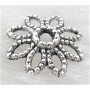 Tibetan Silver Caps Non-Nickel, 10mm dia