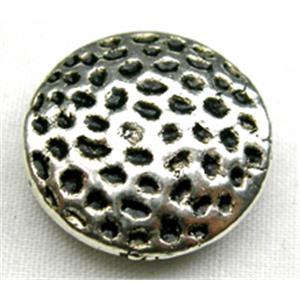 Tibetan Silver Spacers Non-Nickel, 17mm diameter