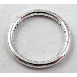 Tibetan Silver ring Non-Nickel, 16mm dia