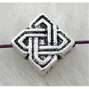 Tibetan Silver Spacers Non-Nickel, 7x7mm