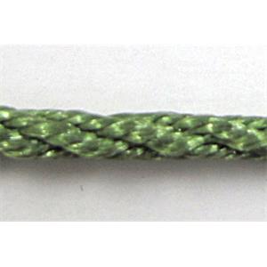Twist Cotton Rattail Jewelry bindings wire, 2mm dia, approx 30yards per roll
