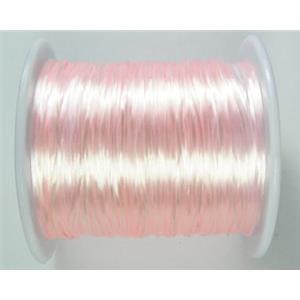 stretchy Crystal Thread, light pink, approx 60meters per roll