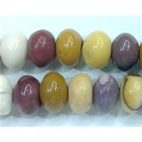 Mookaite jasper Bead, rondelle, 5x8mm, 80pcs per st