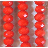 chinese crystal bead, faceted rondelle, approx 4x6mm. 100 pcs per st