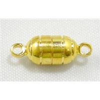 Gold Plated Magnetic Clasp, 5.5x15.5mm