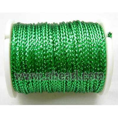 Metallic Cord, Green