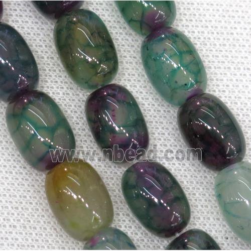 Agate barrel Beads