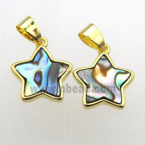 Abalone Shell star pendant