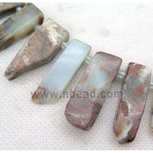 blue opal jasper bead, stick