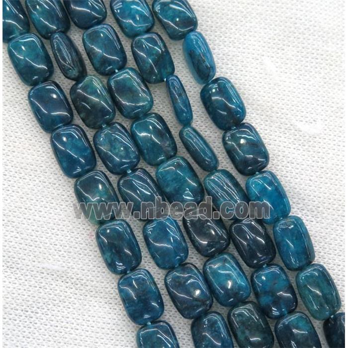 blue Apatite beads, rectangle