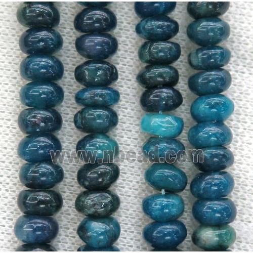 blue Apatite beads, rondelle