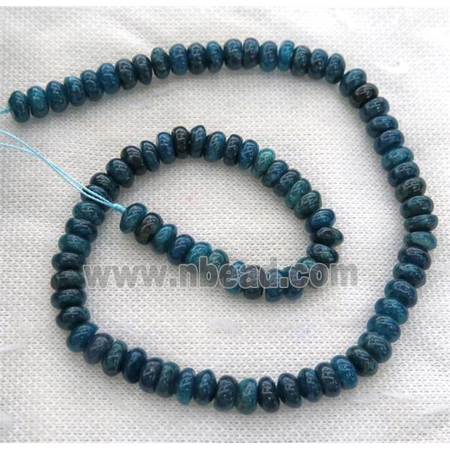 blue Apatite beads, rondelle