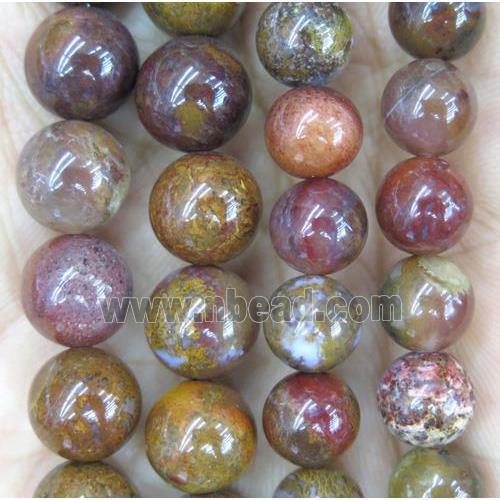 Mexico Nueva Agate Beads, round