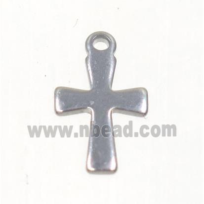 stainless steel cross pendant