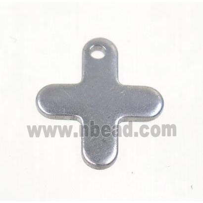 stainless steel cross pendant