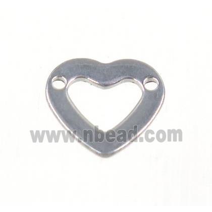 stainless steel heart connector