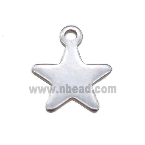 stainless steel star pendant