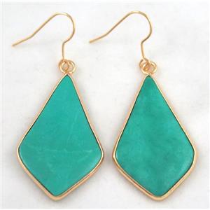gemstone earring, colorfast, approx 20-40mm