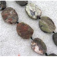 ocean jasper bead, freeform, approx 10-20mm