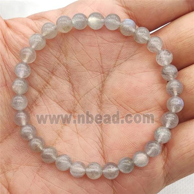 Labradorite Bracelet Stretchy Round