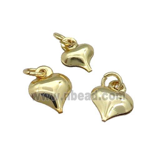 Copper Heart Pendant Unfade 18K Gold Plated