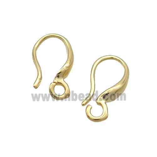 Copper Hook Earring Unfade Gold Plated