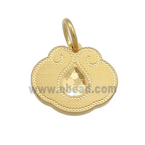 Copper Talisman Pendant Unfade 18K Gold Plated