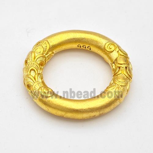 Copper Circle Connector Gold Plated