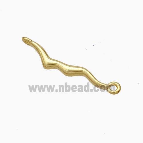 Copper Stick Connector Gold Plated