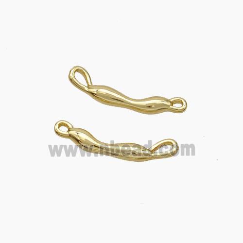 Copper Stick Connector Gold Plated