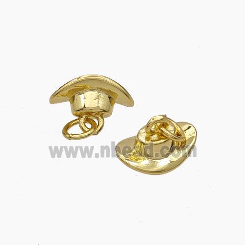 Copper Yuanbao Pendant Gold Plated