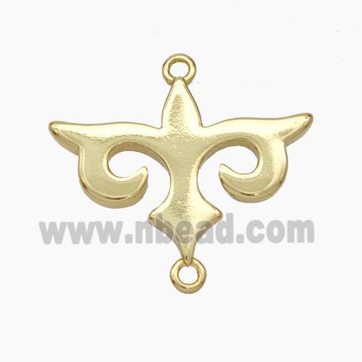 Totem Symbols Charms Copper Connector Gold Plated