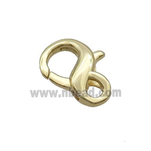 Copper Lobster Clasp Gold Plated