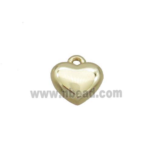 Copper Heart Pendant Gold Plated