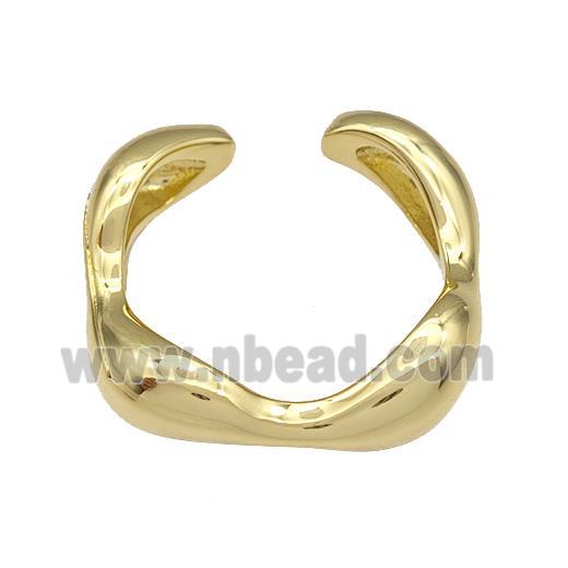 Copper Rings Gold Plated