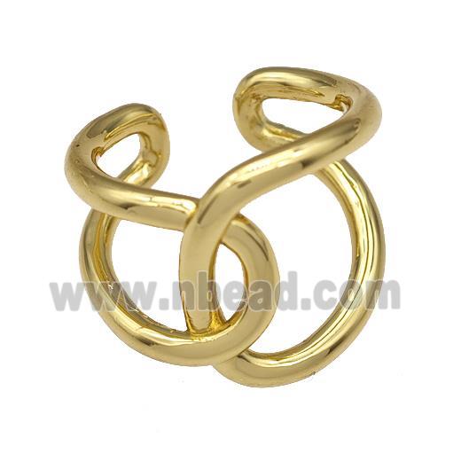 Copper Rings Gold Plated
