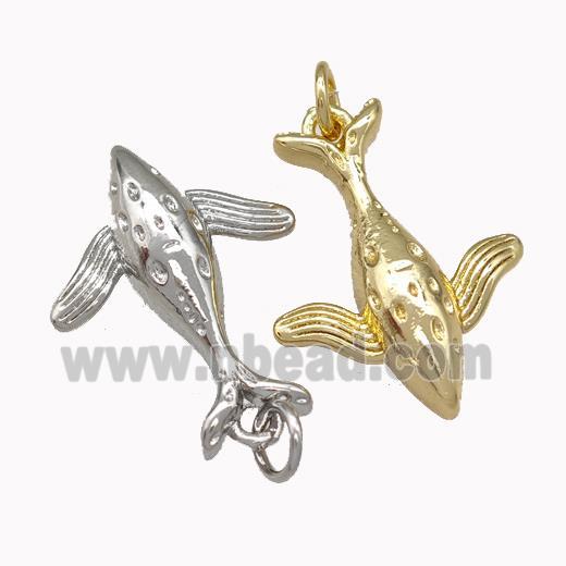 Copper Shark Charms Pendant Mixed